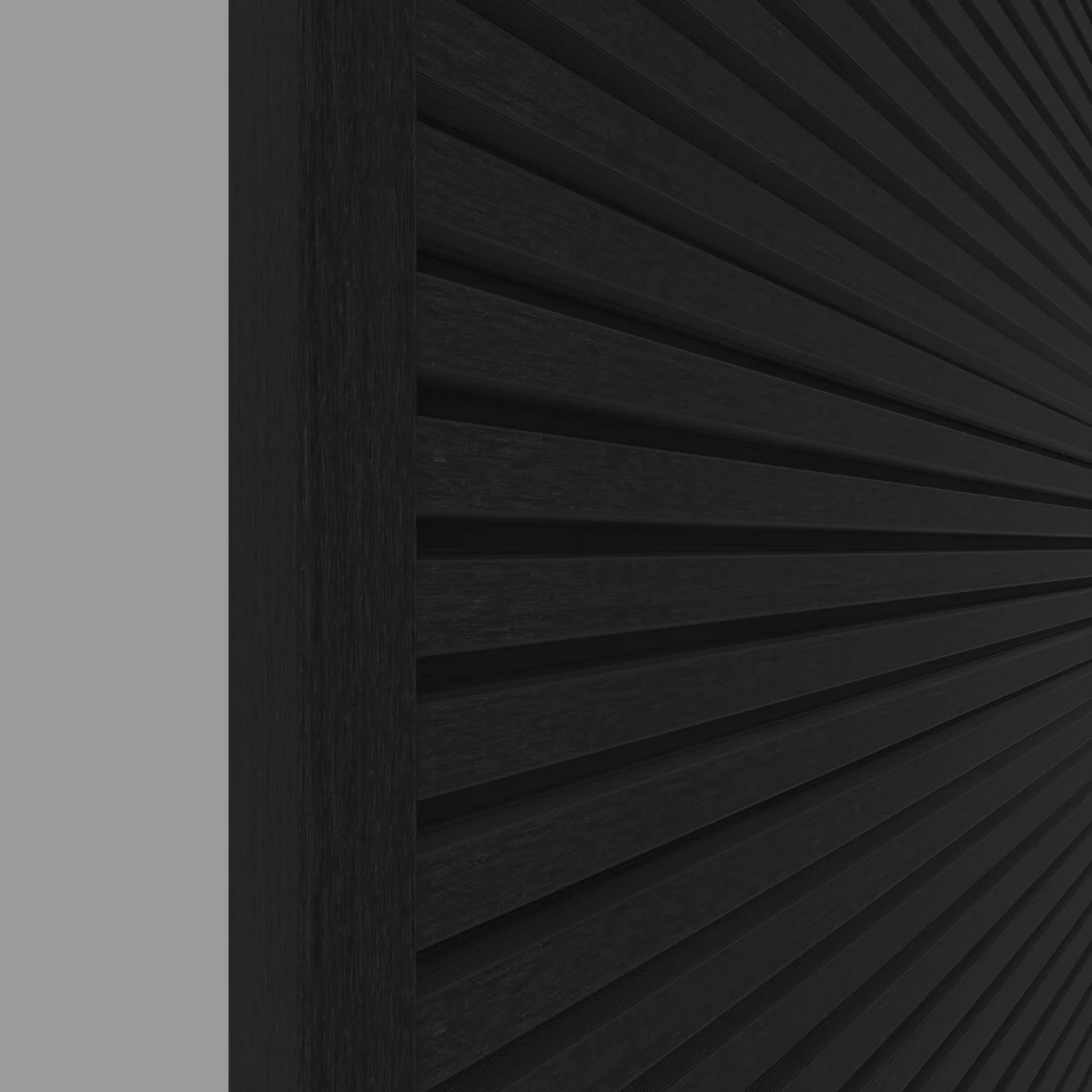 Eindprofiel NewTechWood Aluminium t.b.v gevelbekleding | Ebony Zwart - Afbeelding 4