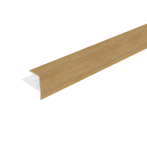 Eindprofiel NewTechWood Aluminium t.b.v. gevelbekleding | Red Cedar