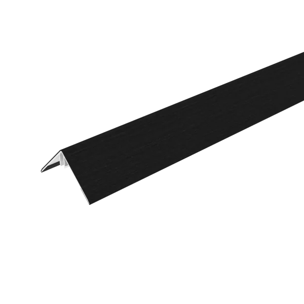 Hoekprofiel NewTechWood Aluminium t.b.v. gevelbekleding | Ebony Zwart