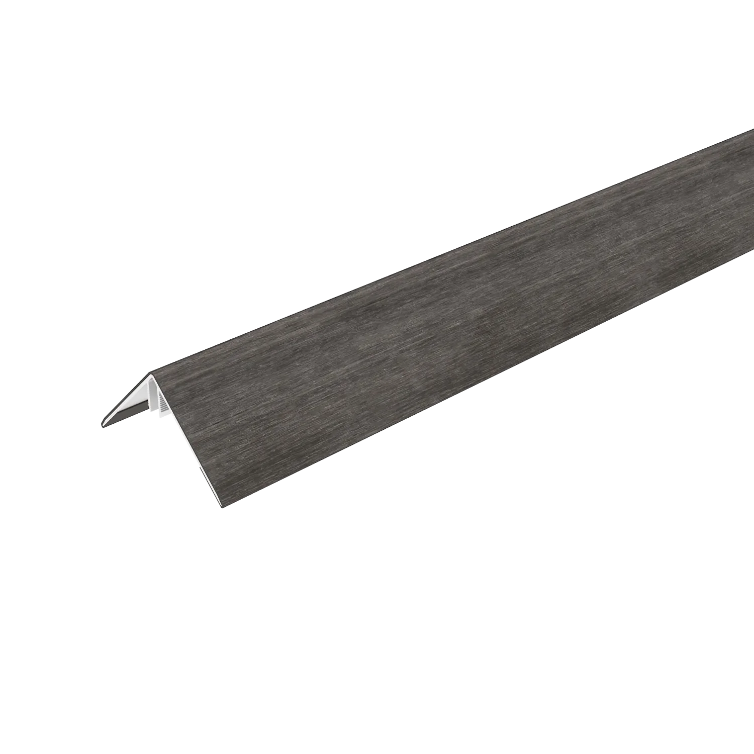Hoekprofiel NewTechWood Aluminium t.b.v. gevelbekleding | Silver Gray