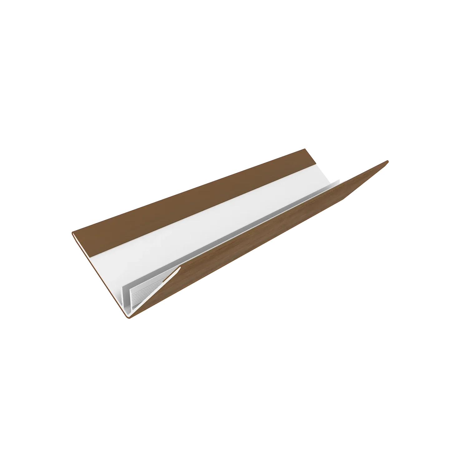 Hoekprofiel NewTechWood Aluminium t.b.v. gevelbekleding | Teak - Afbeelding 3