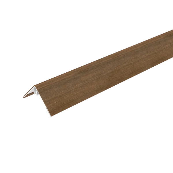 Hoekprofiel NewTechWood Aluminium t.b.v. gevelbekleding | Teak