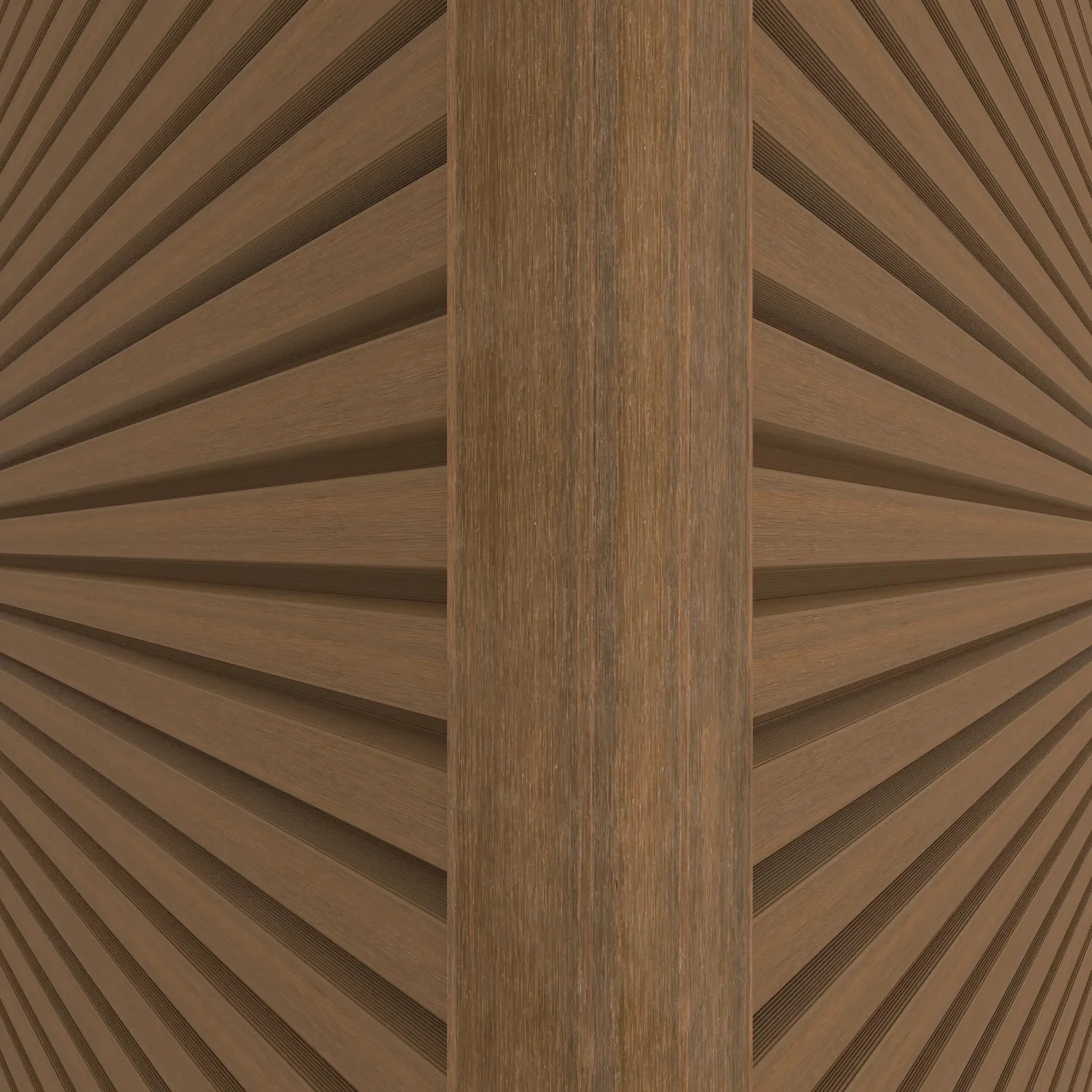 Hoekprofiel NewTechWood Aluminium t.b.v. gevelbekleding | Teak - Afbeelding 5