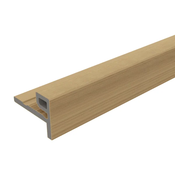Eindprofiel NewTechWood Composiet t.b.v. wandbekleding | Red Cedar