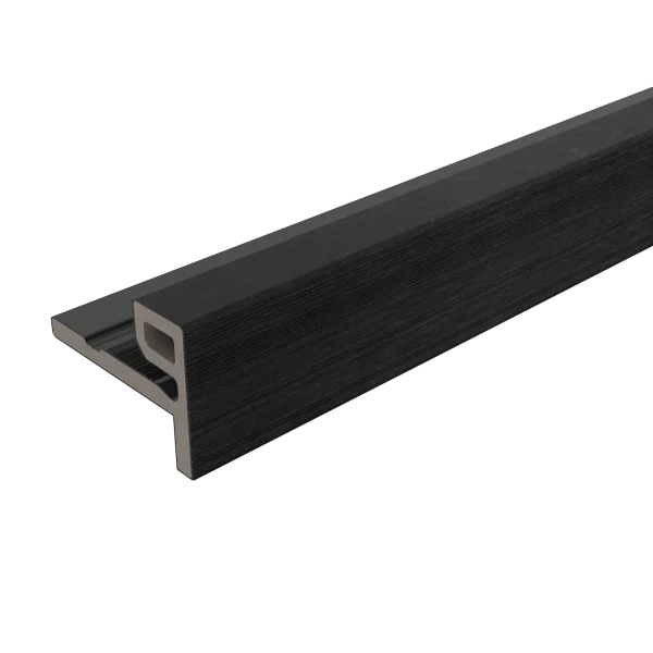 Eindprofiel NewTechWood Composiet t.b.v. wandbekleding | Shou Sugi Ban