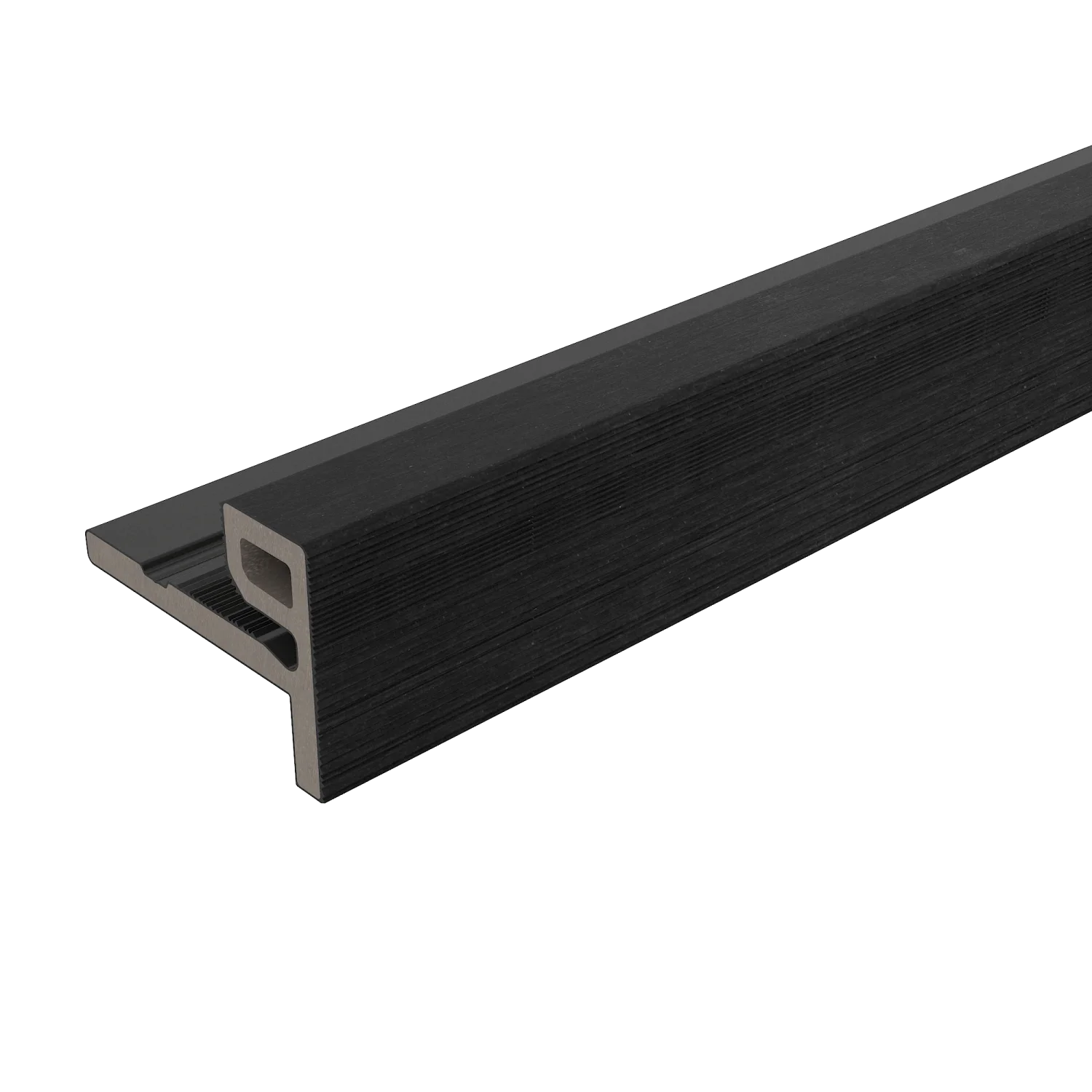 Eindprofiel NewTechWood Composiet t.b.v. wandbekleding | Shou Sugi Ban