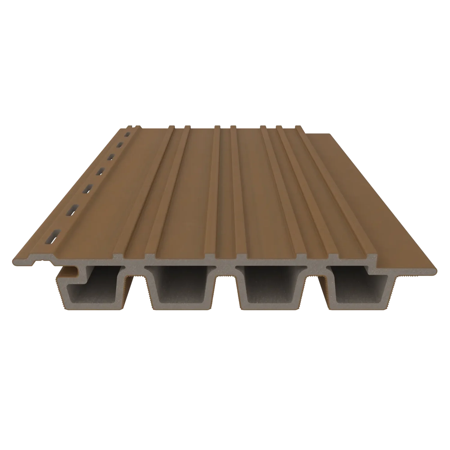 Gevelbekleding NewTechWood Composiet Castellation PRO35 | Teak - Afbeelding 3