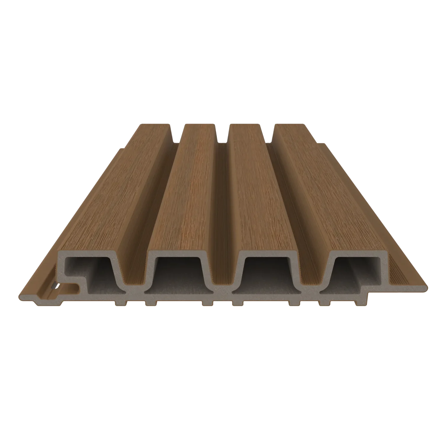Gevelbekleding NewTechWood Composiet Castellation PRO35 | Teak - Afbeelding 2