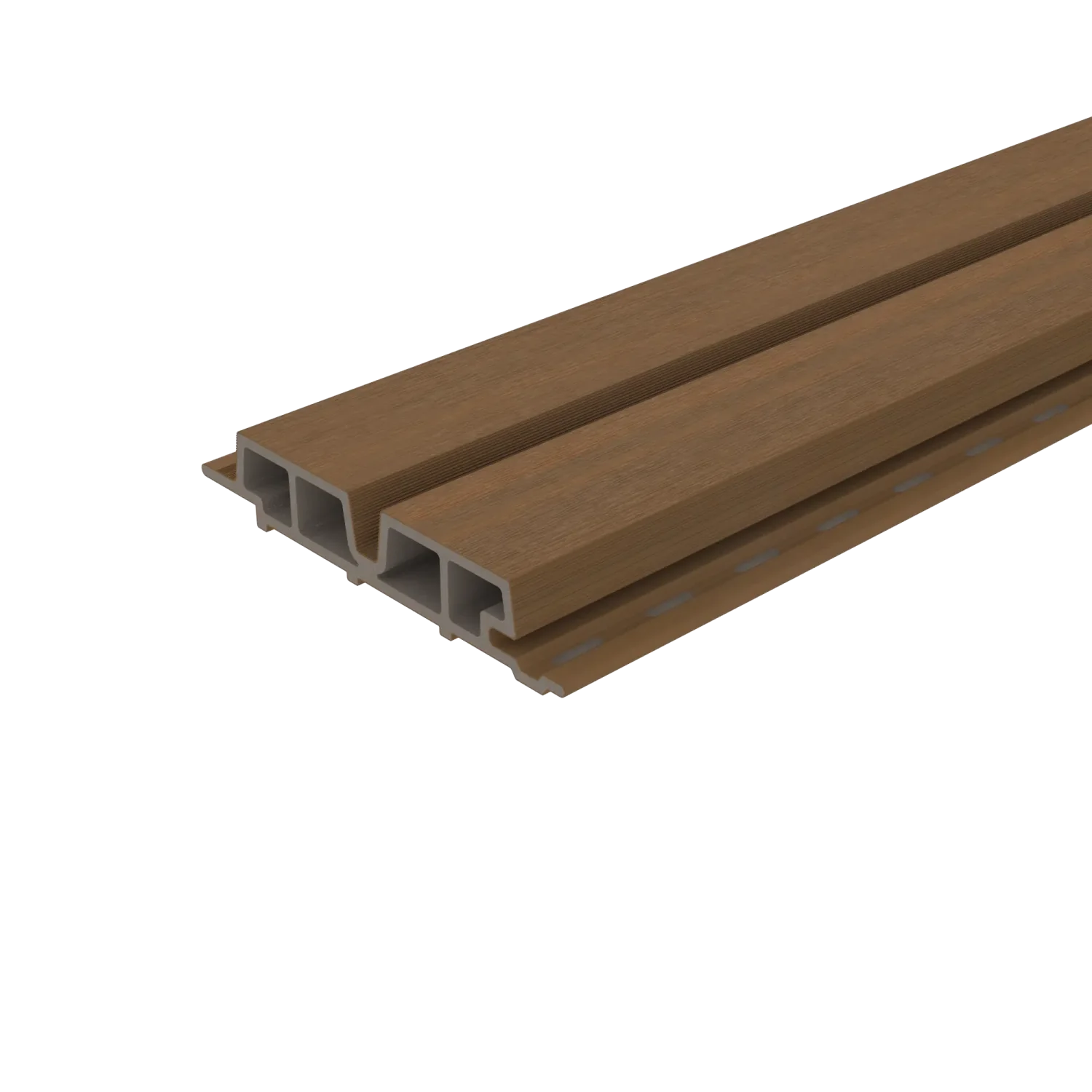 Gevelbekleding Castellation PRO65-NewTechWood-Teak-product-voorkant 4