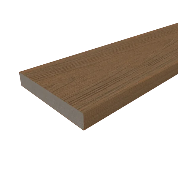 Kantplank NewTechWood Composiet Houtstructuur | Teak | 13,8 cm
