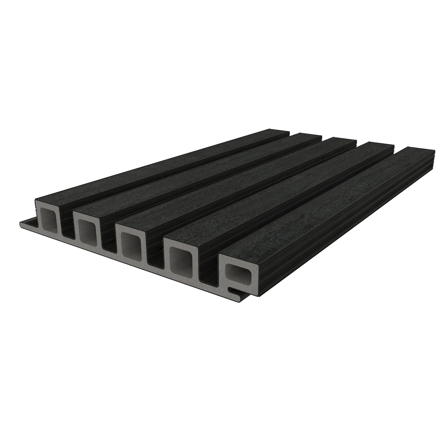 Wandbekleding NewTechWood Composiet Castellation 25 profiel | Shou Sugi Ban - Afbeelding 4