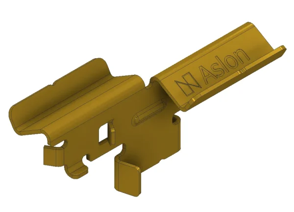 RVS clips Aslon | t.b.v. aluminium balk | Doos á 100 stuks