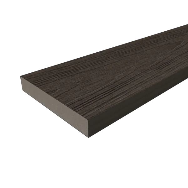 Kantplank NewTechWood Composiet Houtstructuur | Walnoot | 13,8 cm