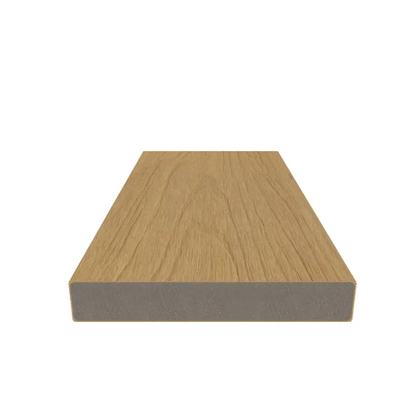 Sample | KANTPLANK NewTechWood Composiet Houtstructuur | Red Cedar | 13,8 cm