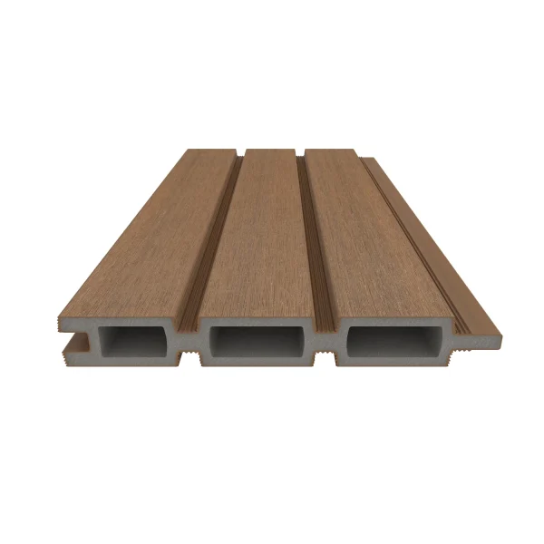 Sample | Schuttingplank NewTechWood Composiet Triple Teak | 2,1 x 15 cm