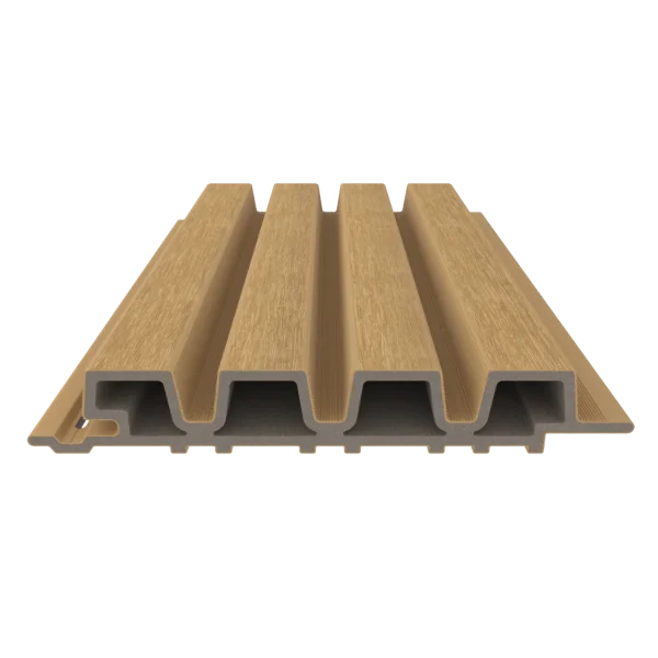 Sample | Gevelbekleding NewTechWood Composiet Castellation PRO35 | Red Cedar