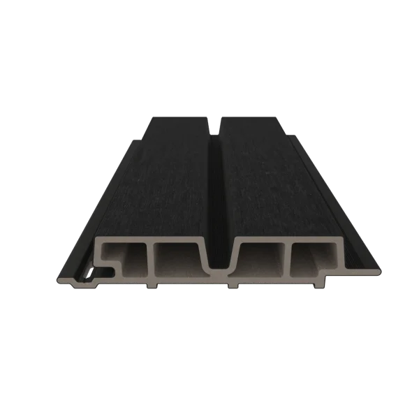 Sample | Gevelbekleding NewTechWood Composiet Castellation PRO65 | Ebony zwart