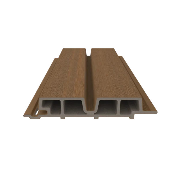 Sample | Gevelbekleding NewTechWood Composiet Castellation PRO65 | Teak