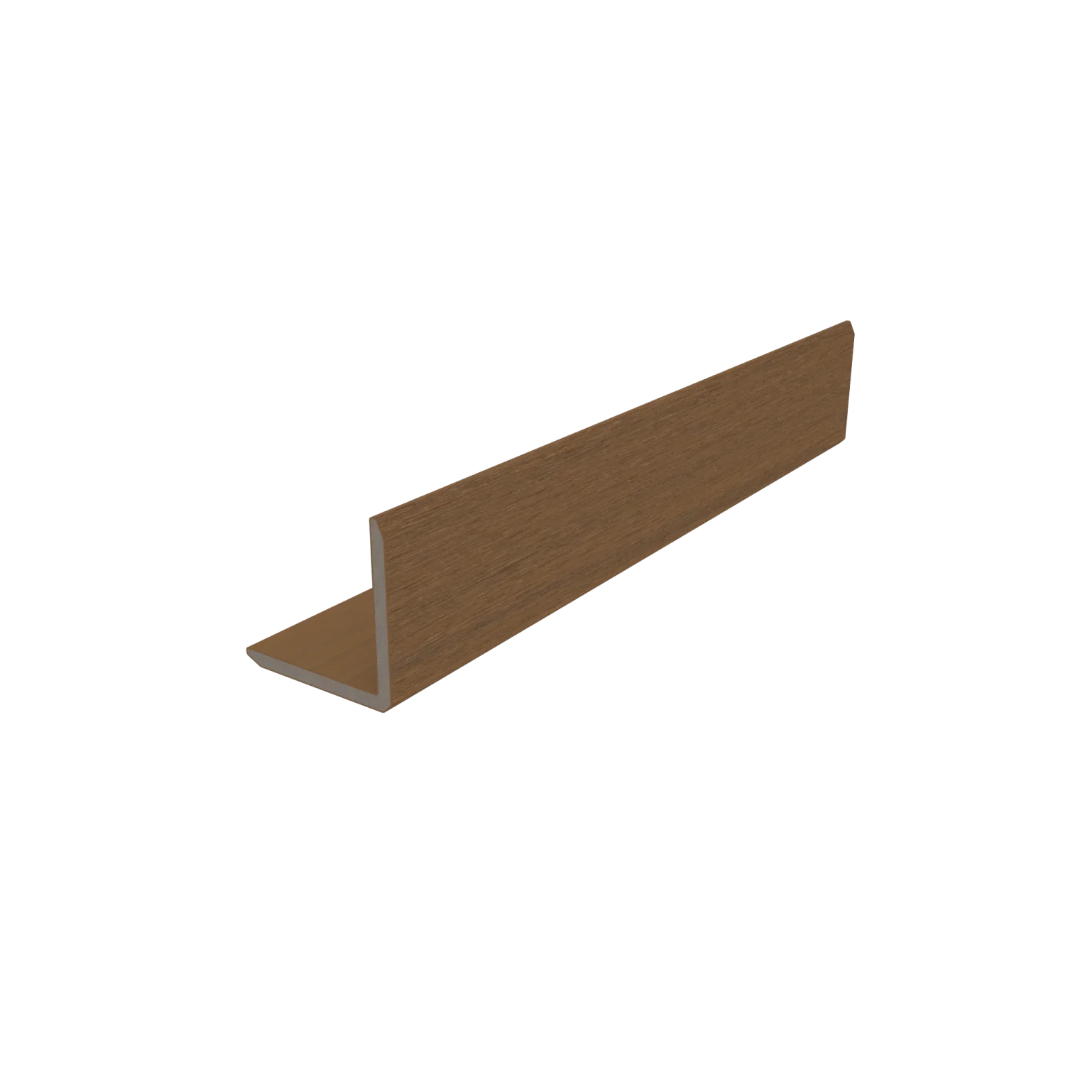 Hoekprofiel NewTechWood Composiet t.b.v. wandbekleding vlak | Teak - Afbeelding 2