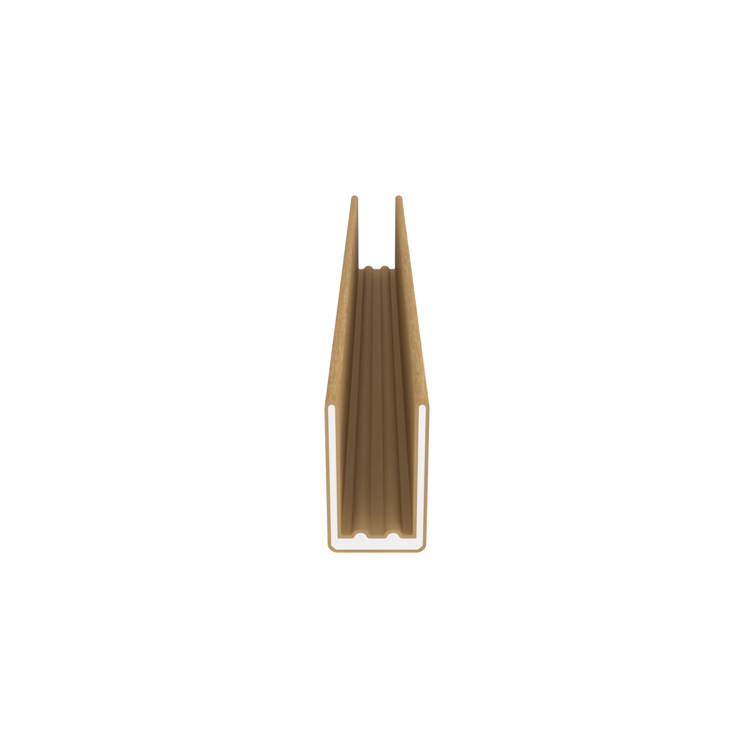 Frameset NewTechWood Aluminium t.b.v schutting i.c.m betonpalen | Red Cedar - Afbeelding 9