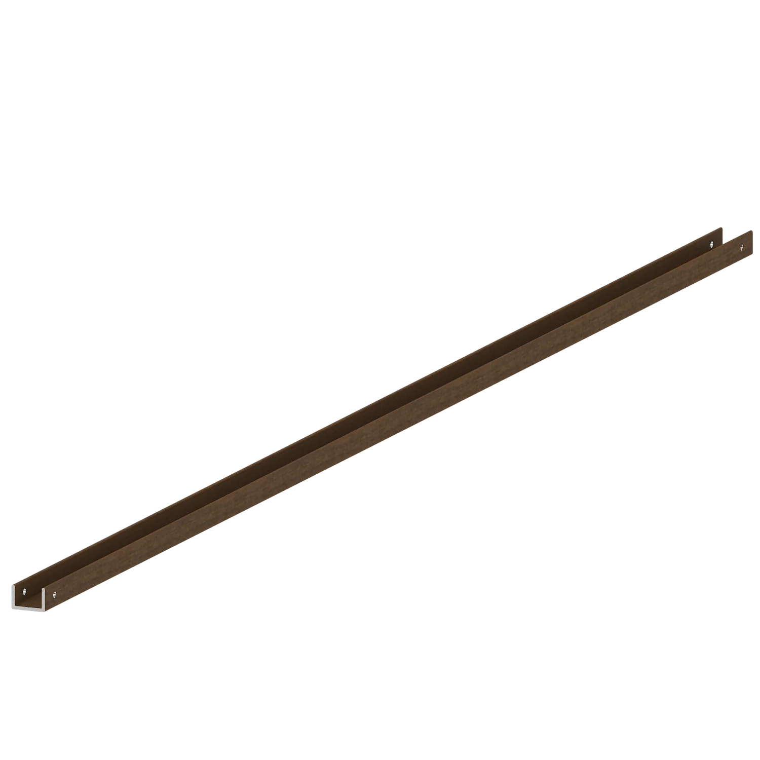 Frameset NewTechWood Aluminium t.b.v schutting i.c.m betonpalen | Teak - Afbeelding 10