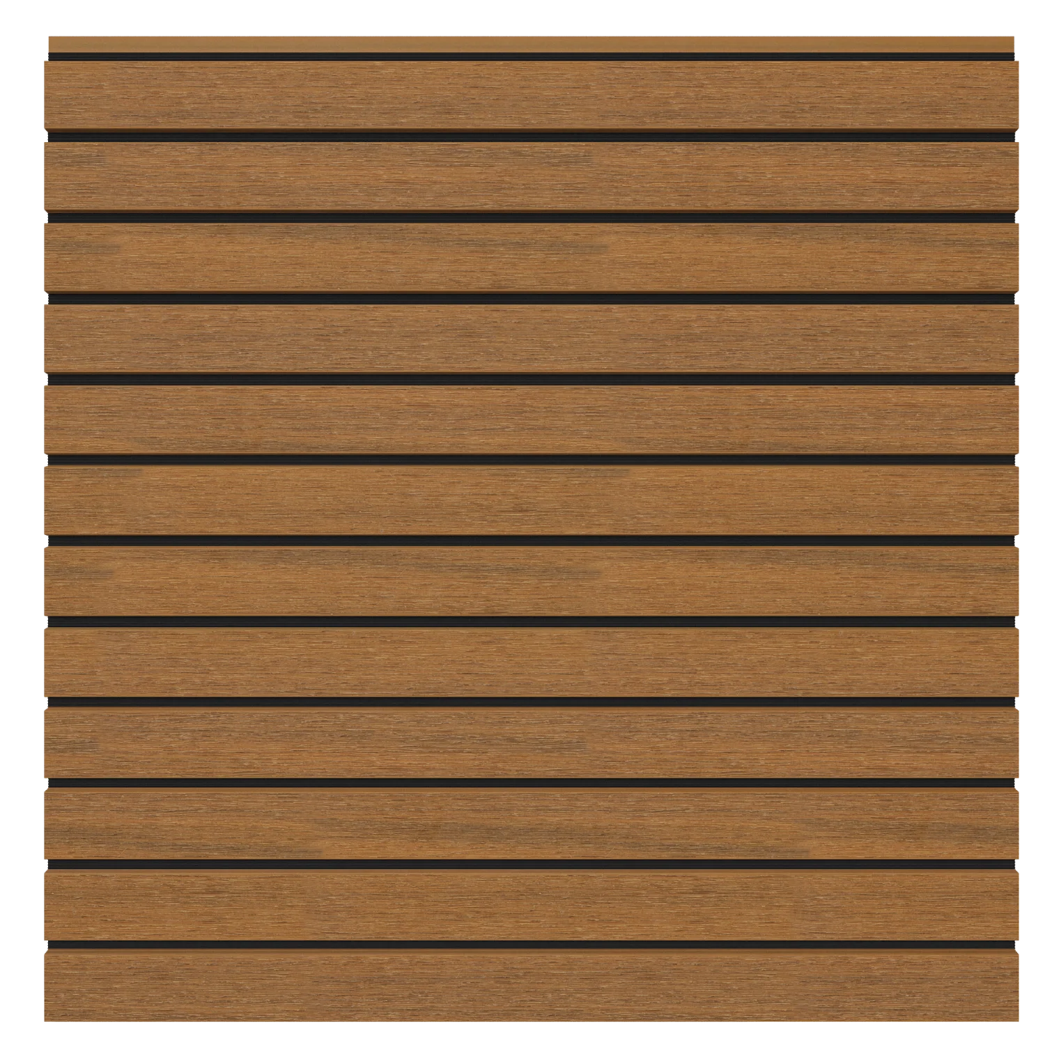 Schuttingplank NewTechWood Composiet Triple | Teak/Black | 2,1 x 16 x 180 cm - Afbeelding 3