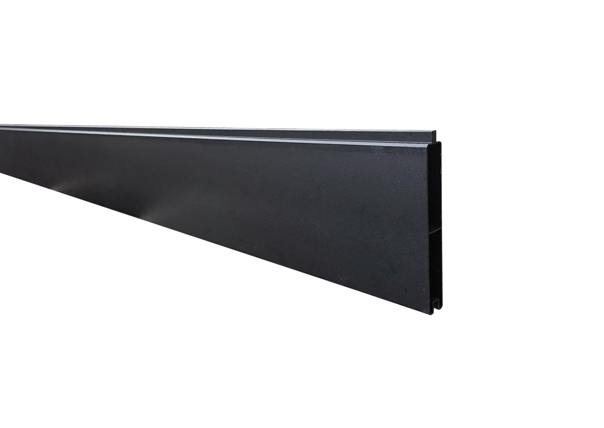Onderplank NewTechWood Aluminium | Zwart | 2 x 15 x 180 cm