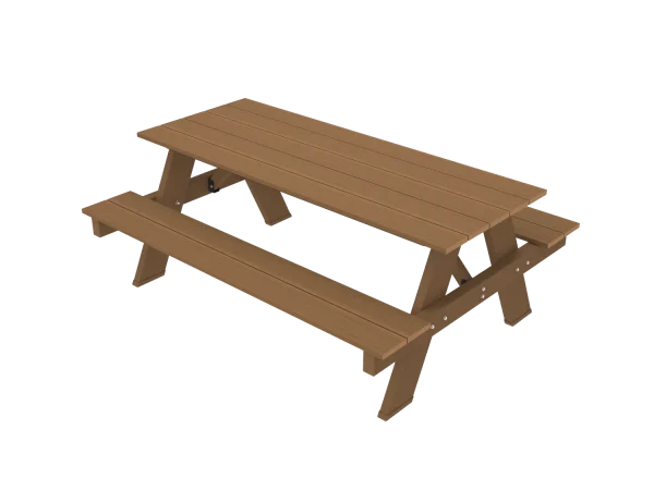 Picknicktafel NewTechWood | bladmaat 180 x 70 cm | Teak