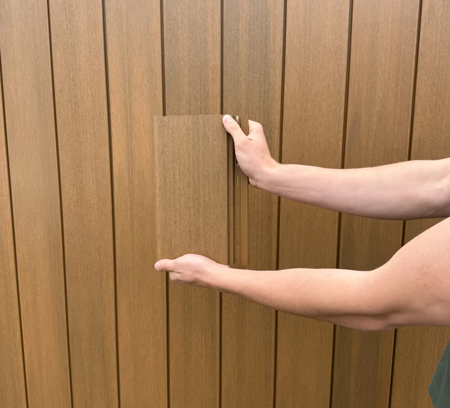 Showroom-wand vlak-proefstuk