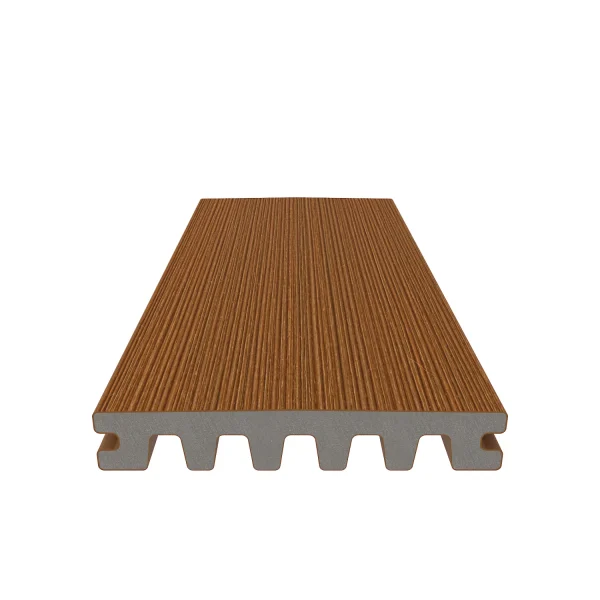 Sample | Vlonderplank NewTechWood Composiet Enkelzijdig | Teak | 13,8 cm