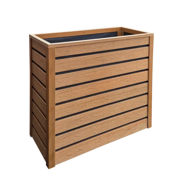 Plantenbak NewTechWood | 80 x 85 x 38 cm | Teak